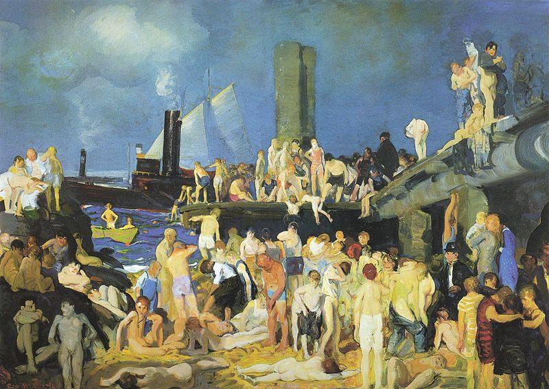 George Wesley Bellows Riverfront No. 1 China oil painting art